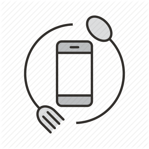 App, Cafe, Food, Mobile, Phone, Restaurant Icon