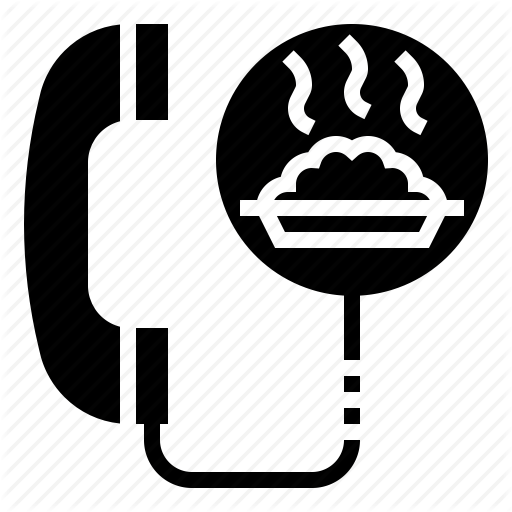 Call, Centre, Food, Order, Phone Icon