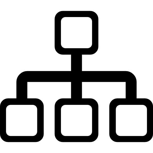 Network Or Hierarchy Graphic Icons Free Download