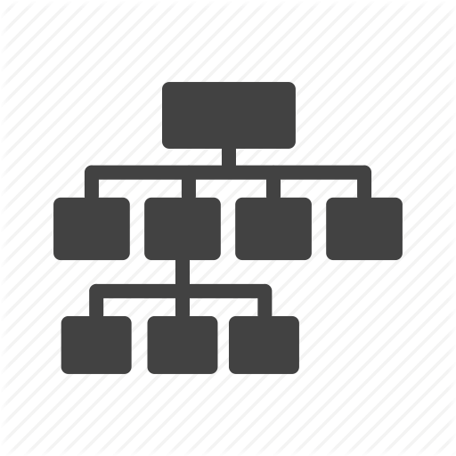 Chart, Diagram, Flowchart, Hierarchy, Organizational, Structure Icon