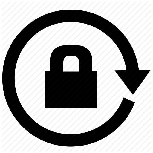 Lock, Locked, Orient, Orientation, Protect, Rotation Icon