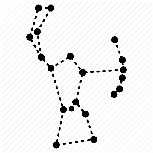 Constellation, Orion, Sky, Space, Stars Icon