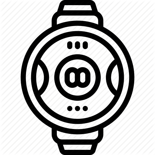 Devices, Os, Outline, Smart, Watch Icon