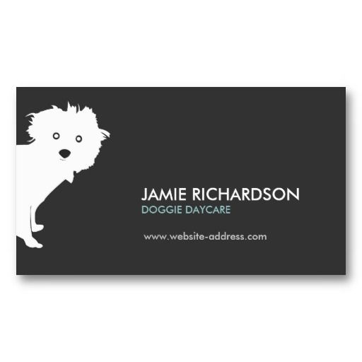 Cute Pup Business Card Graphics Print