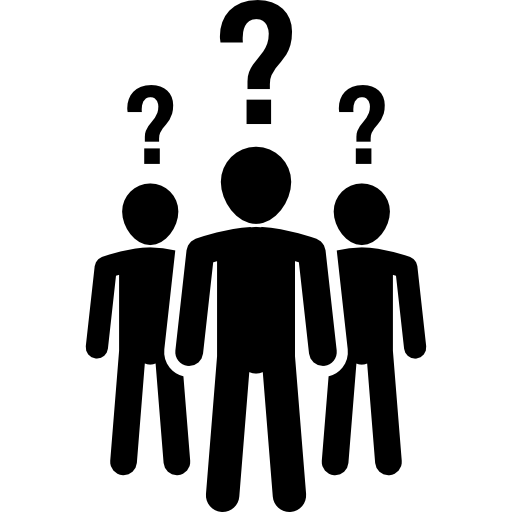 Human Group With Questions And Doubts