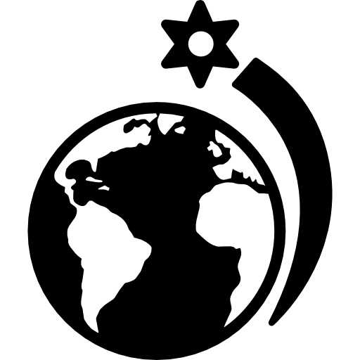 Comet Of Outer Space Close To The Earth Icons Free Download