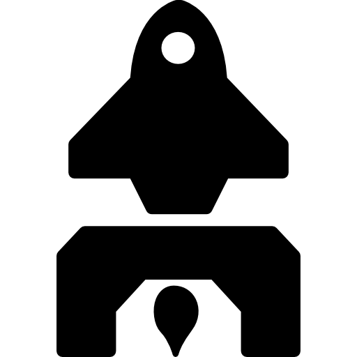 Launching Rocket To Outer Space Icons Free Download