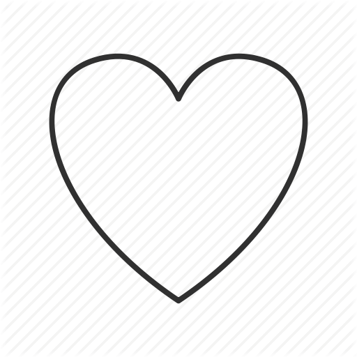 Heart Icons Outline Free Clip Art Stock Illustrations