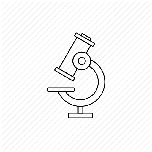 Biology, Chemistry, Microscope, Outline Icon