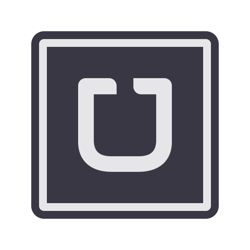 App, Communication, Mobile, Network, Screen, Transportation, Uber Icon