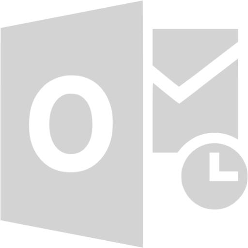 Light Gray Outlook Icon
