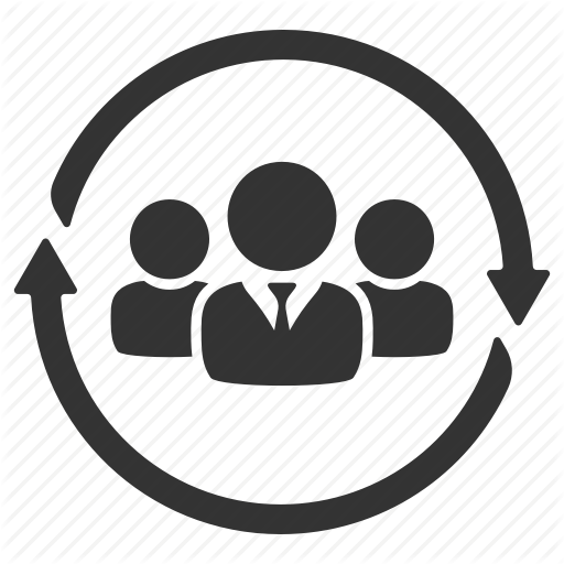Businessmen, Hr, Human Resources, Outsourcing, Staff, Team, Users Icon