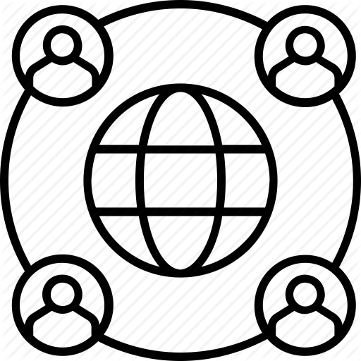 Communication, Global, Global Network, Globe, Outsourcing Icon