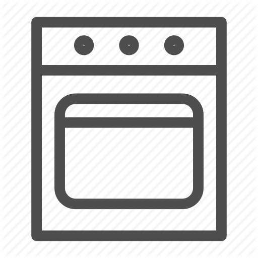 Home, Kitchen, Oven Icon