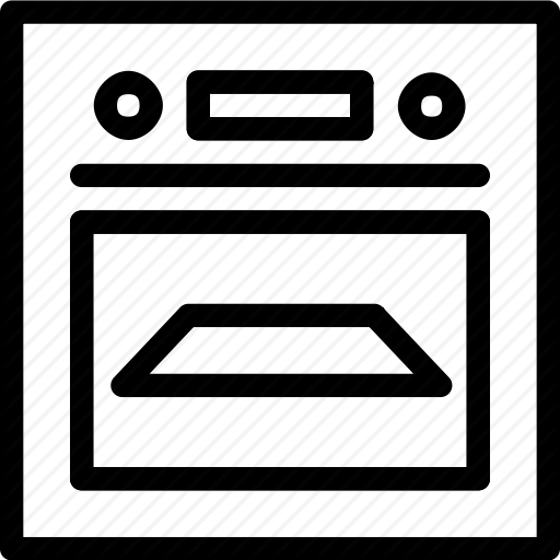 Appliances, Cooking, Kitchen, Oven Icon