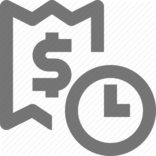 Banking, Business, Clock, Dollar, Finance, Money, Schedule, Time Icon