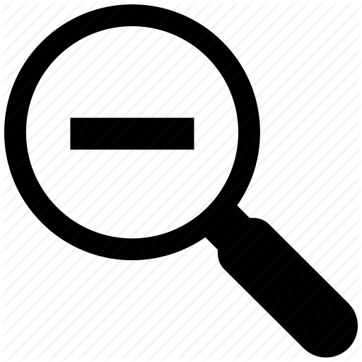 Magnify, Magnifying Glass, Minus, Out, Overview Icon