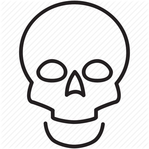 Caution, Danger, Lethal, Skull, Warning Icon