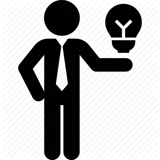 Business, Clever, Good, Idea, Man, Owner, Presentation Icon