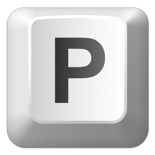 Iconexperience V Collection Keyboard Key P Icon