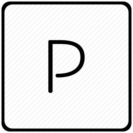 Key, Keyboard, Letter, P Icon