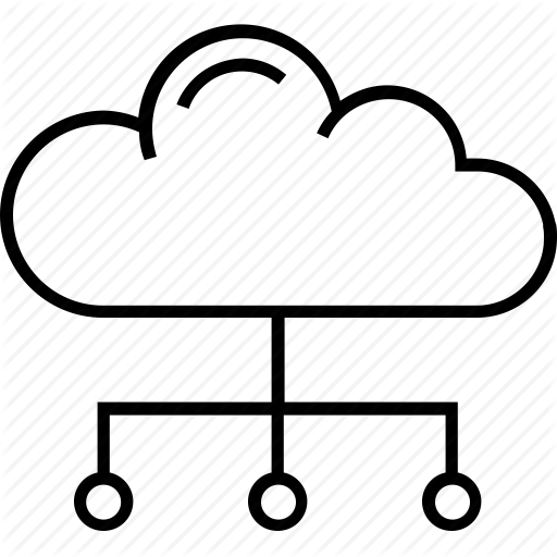 Cloud Computing, Cloud Service, Networking, Paas, Web Service Icon
