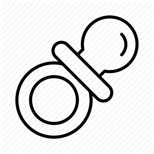 Baby, Child, Infant, Kid, Newborn, Pacifier Icon