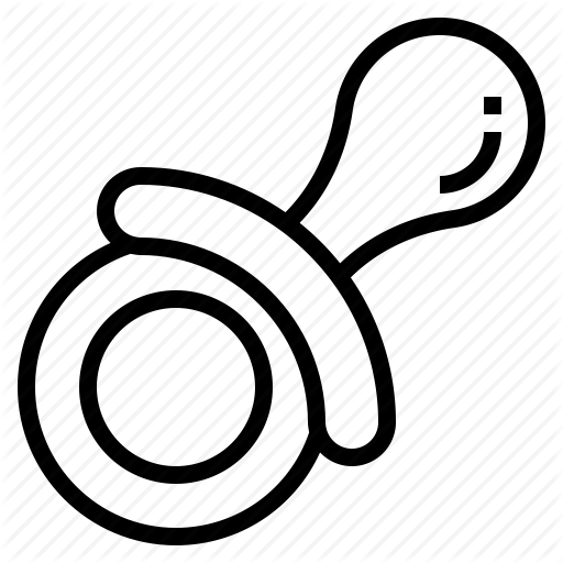 Baby, Fake, Nipple, Pacifier Icon