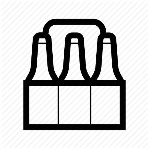 Beer, Bottles, Drink, Six Pack Icon