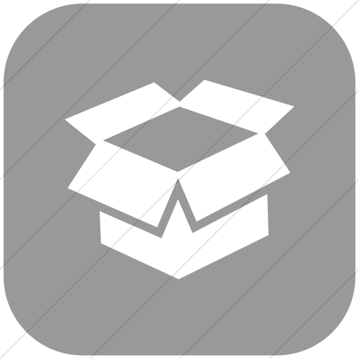 Flat Rounded Square White On Light Gray Raphael Package