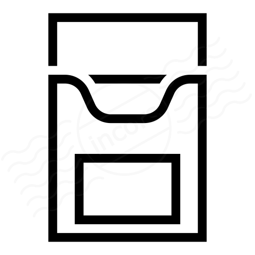 Iconexperience I Collection Cigarette Packet Empty Icon