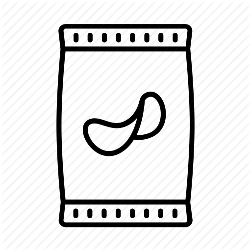 Bag, Chips, Fried, Packet, Potato, Snack Icon