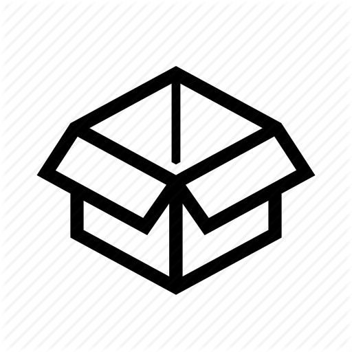 Box, Cardboard, Carton, Courer, Courier, Open, Packet Icon