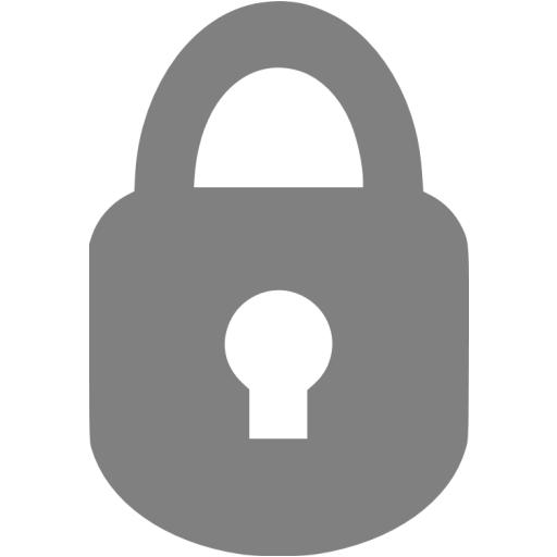 Gray Padlock Icon