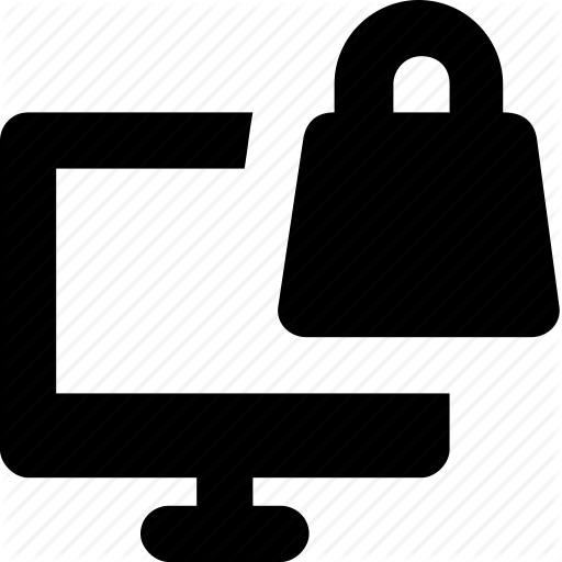Lock, Lock Screen, Monitor, Padlock, Security Icon