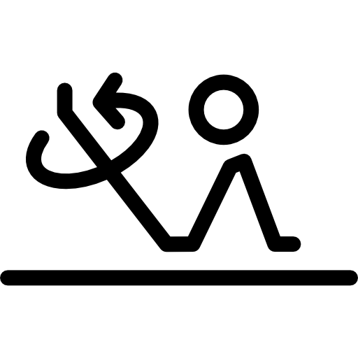 Turn Around Leg Posture Icons Free Download