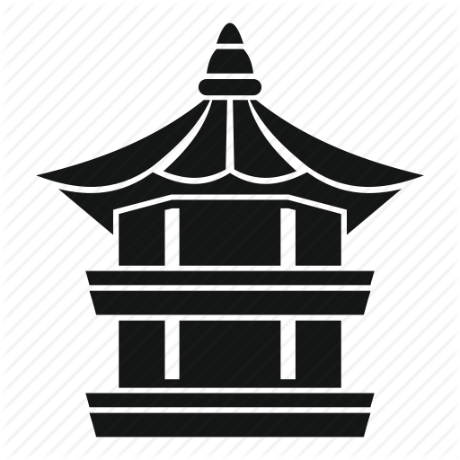 Architecture, Culture, Design, Illustration, Korean, Pagoda Icon