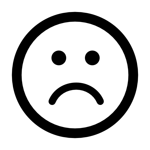 Sad Face In Rounded Square Free Vector Icons Designed