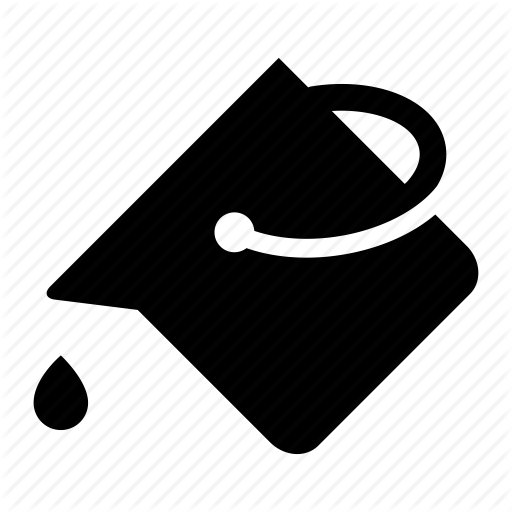 Bucket, Color, Design, Drip, Graphic, Paint Icon