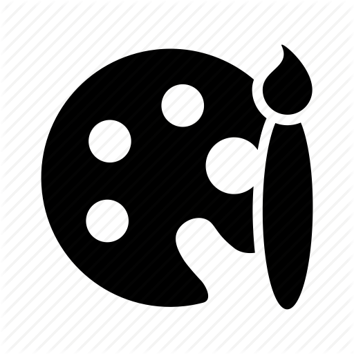 Art, Artist, Brush, Colors, Paint, Painting Icon