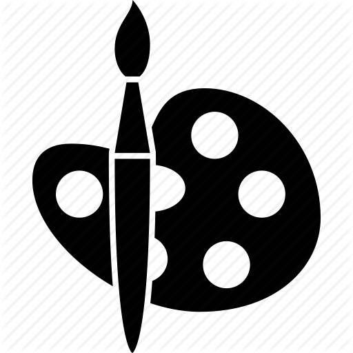 Brush, Color, Colors, Design, Paint, Painter, Painting, Palette Icon