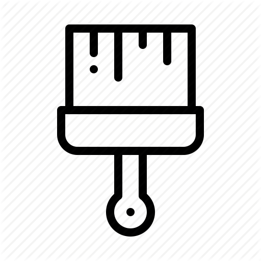 Brush, Color, Crafting, Paint, Tool Icon