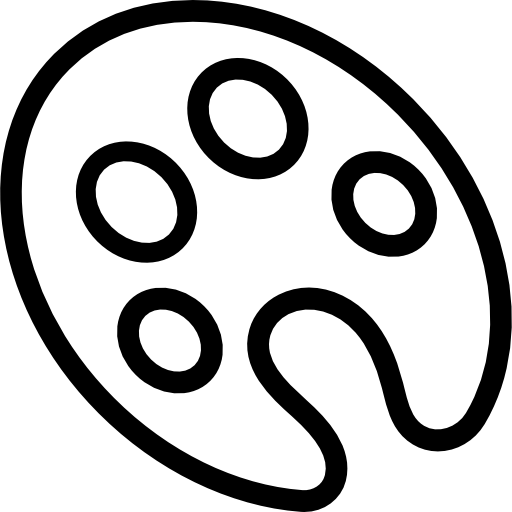 Paint Palette Icon Stationery Smashicons