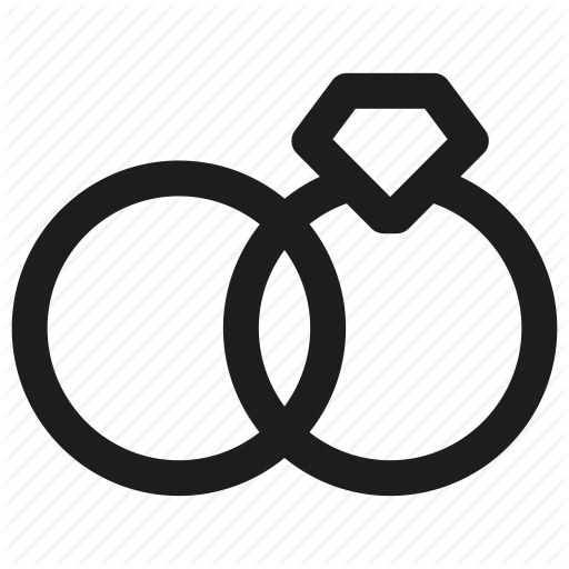 Love, Pair, Ring, Share, Wedding Icon