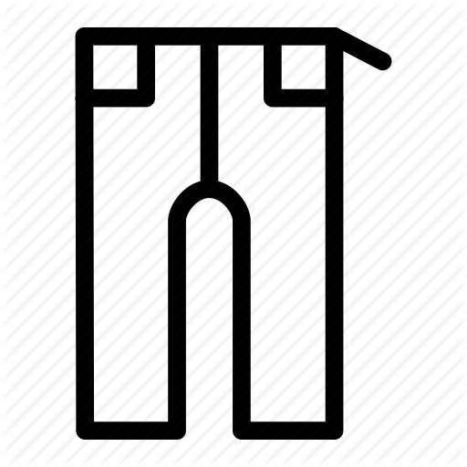 Jeans, Pajama, Pant, Trouser Icon