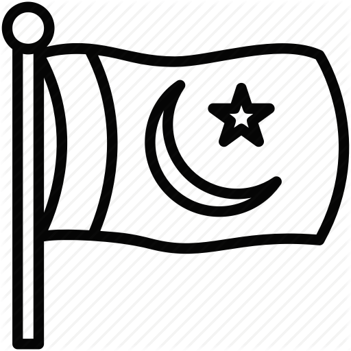 Country Symbol, Crescent And Star, Muslim League, National Flag