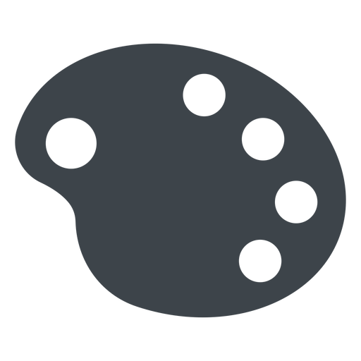 Drawing Palette Flat School Icon