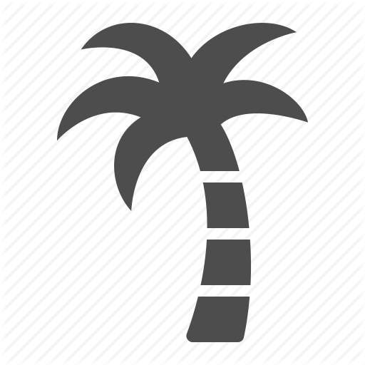 Exotic, Island, Palm Tree, Tree, Tropical, Vacation Icon