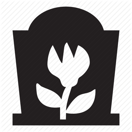 Cemetery, Churchyard, Death, Flower, Locations, Necropolis, Rip Icon