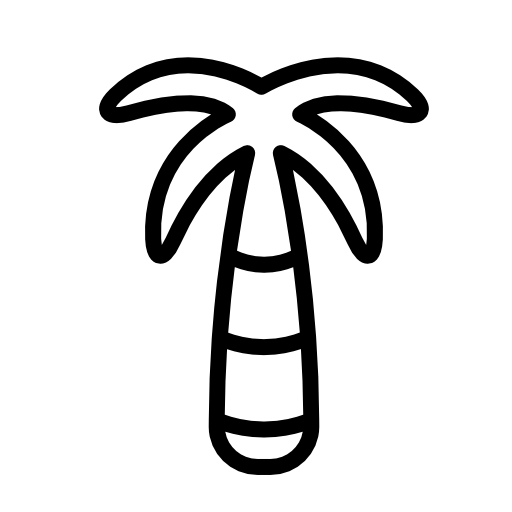 Tropical Palm Tree Icons Free Icons Download